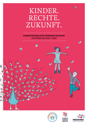 Deckblatt der Broschüre zum Aktionsplan Kinderfreundliche Kommune Neuwied